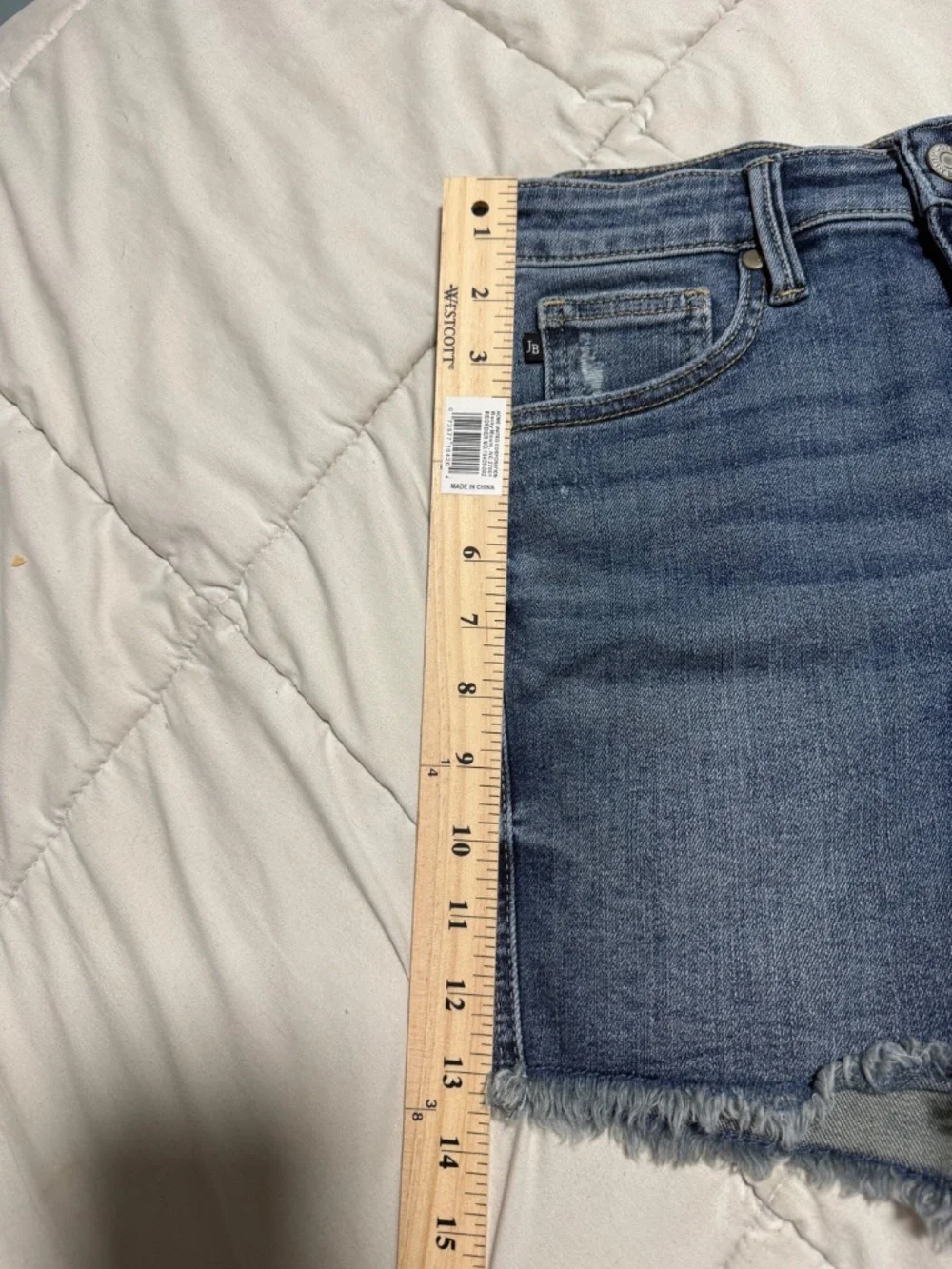 Judy Blue Los Angeles Jean Shorts Medium Cotton Blend